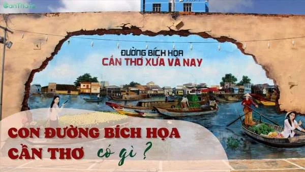 Check-in Con đường Bích họa Cần Thơ siêu "hot"