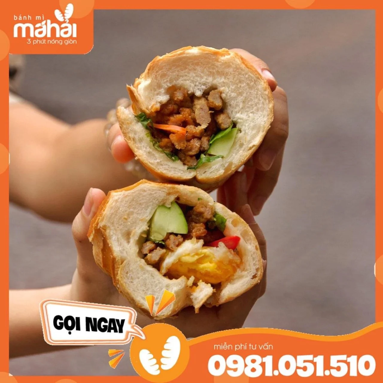 Bánh mì Má Hải - Tiệm bánh Cần Thơ uy tín