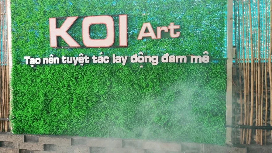 cafe ca koi can tho art koi 