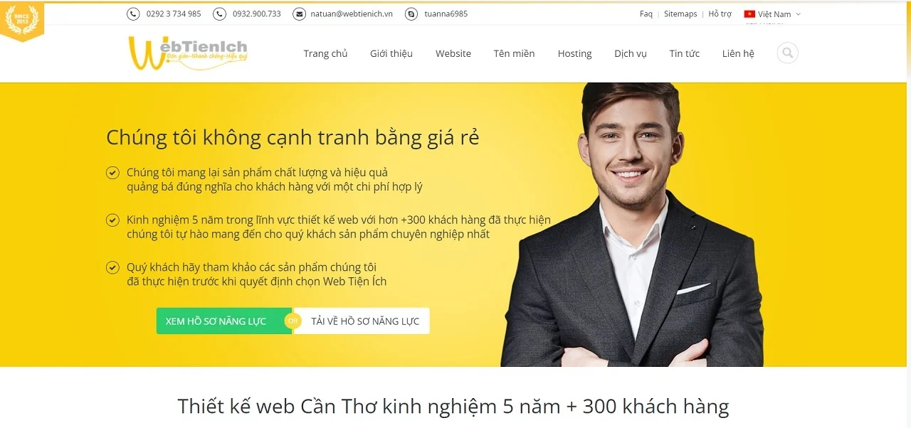 công ty thiết kế trang web