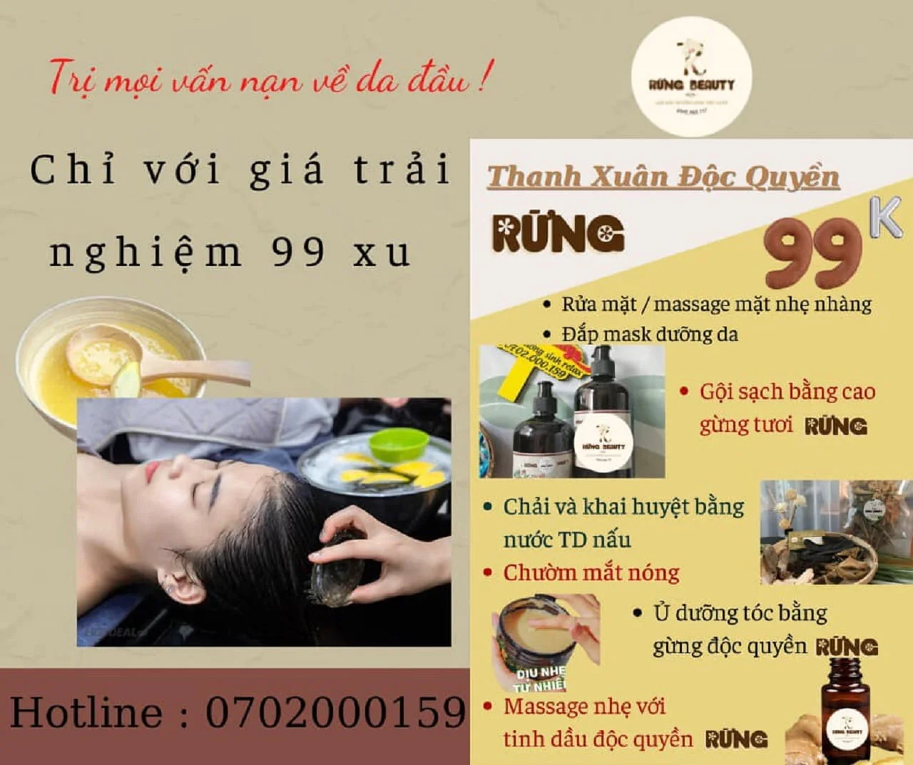 Tiệm Gội Đầu Dưỡng Sinh Rừng