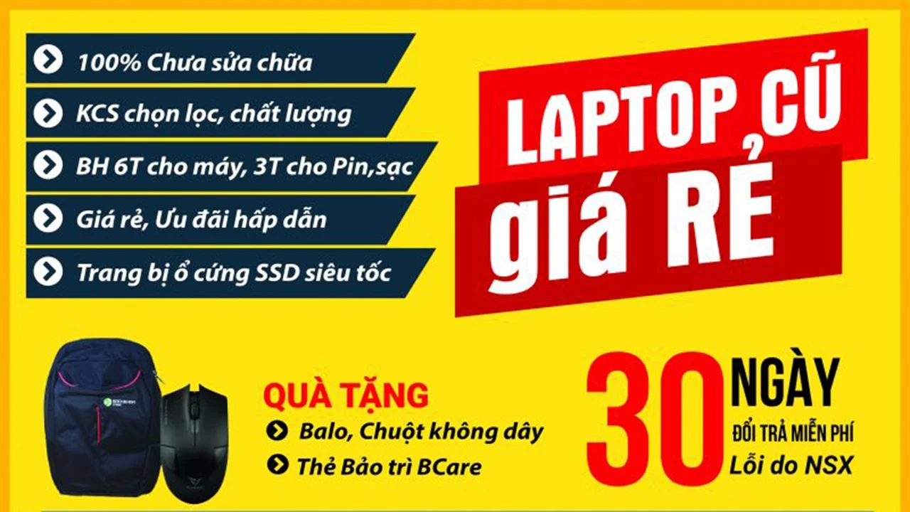 Laptop Hoàng Mai Cần thơ với nhiều ưu đãi hấp dẫn