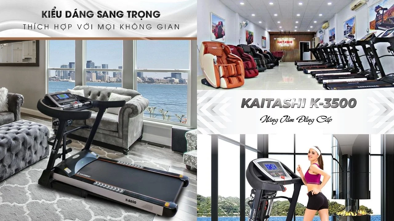 Máy chạy bộ Cần Thơ chính hãng Kaitashi