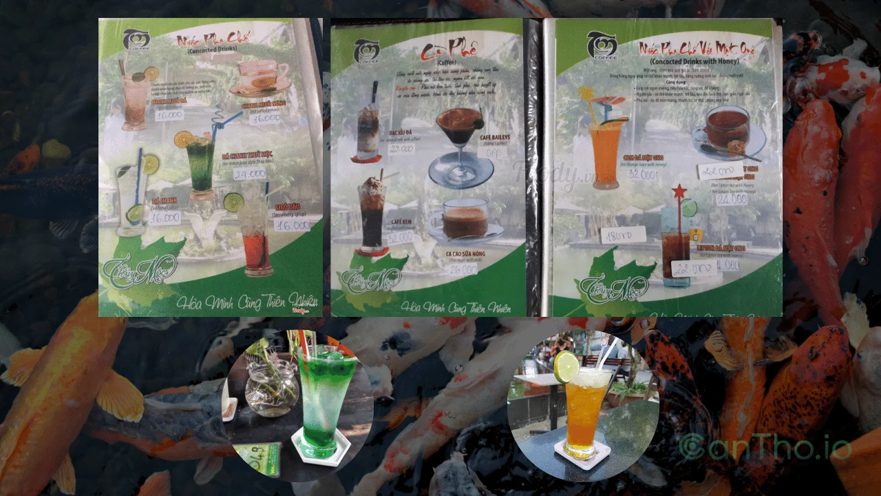 menu coffe thuy moc can tho