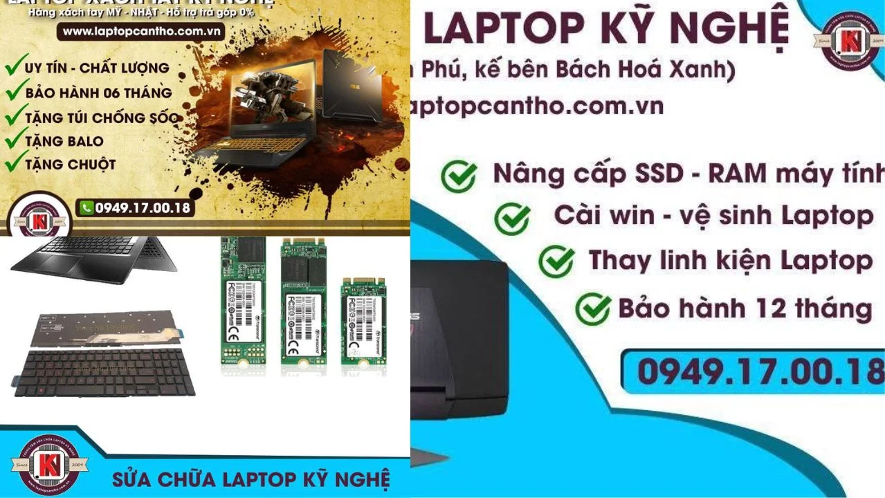 Trung tâm sửa chữa laptop Kỹ Nghệ