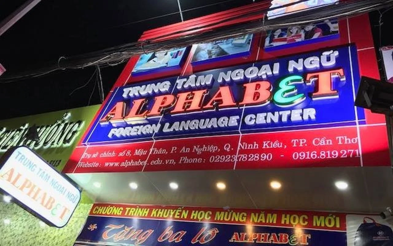 Trung tâm Ngoại ngữ tại Cần Thơ Alphabet