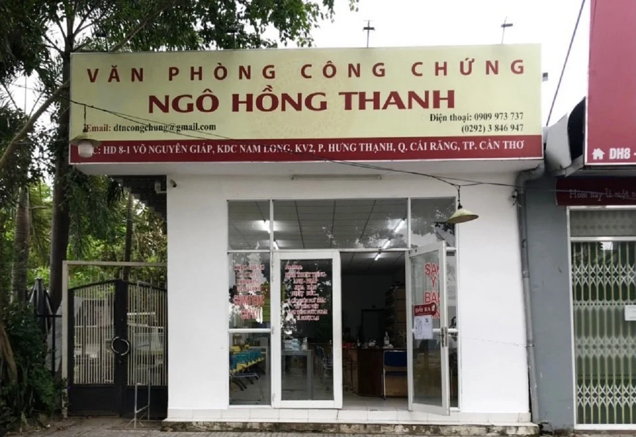 Văn phòng công chứng Ngô Hồng Thanh