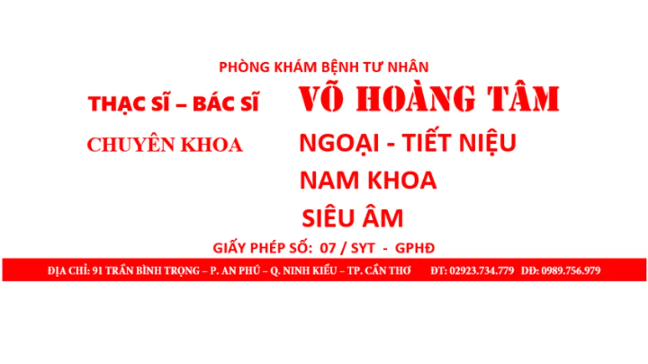 ThS BS chuyên khoa II Võ Hoàng Tâm