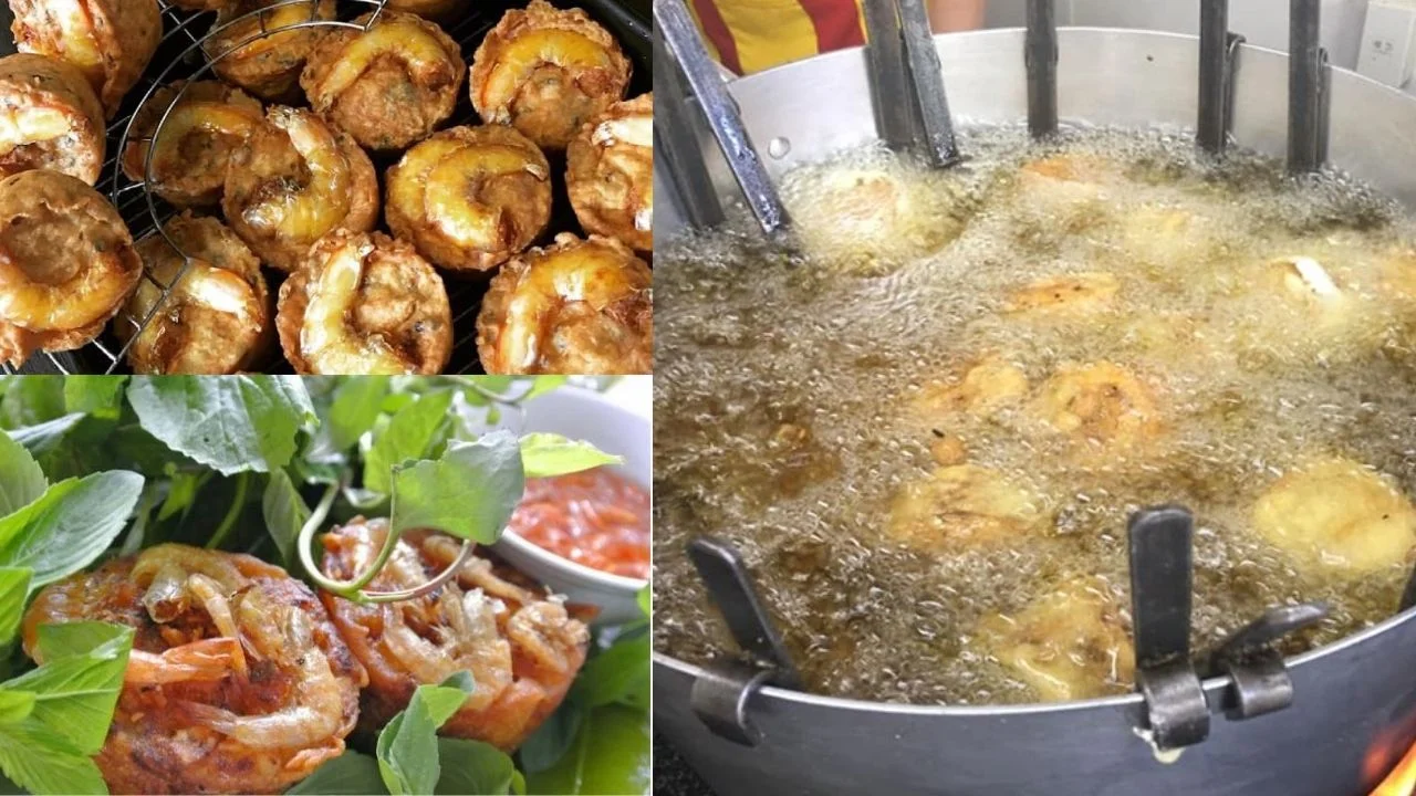 Bánh cống chiên ngon Cần Thơ