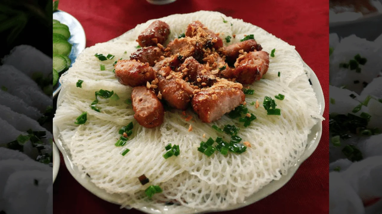 Bánh hỏi mặt võng phong điền