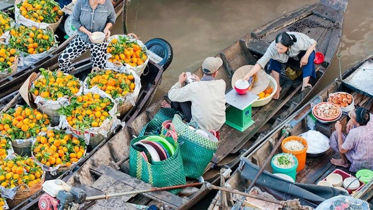 Chợ nổi Cái Răng