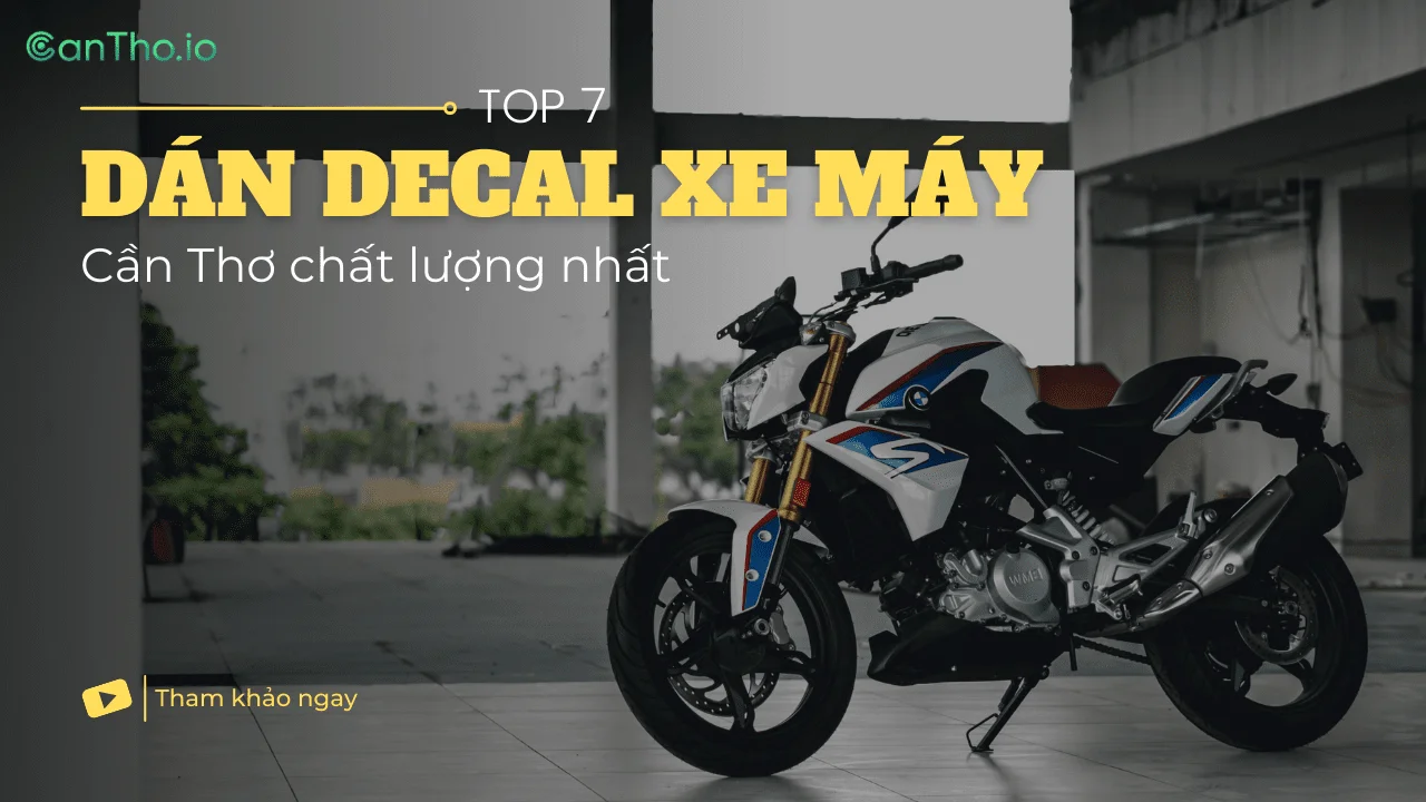 dán decal xe máy Cần Thơ