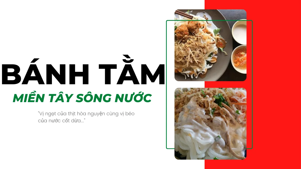 Đi du lịch Cần Thơ ăn gì - ăn bánh tằm bì