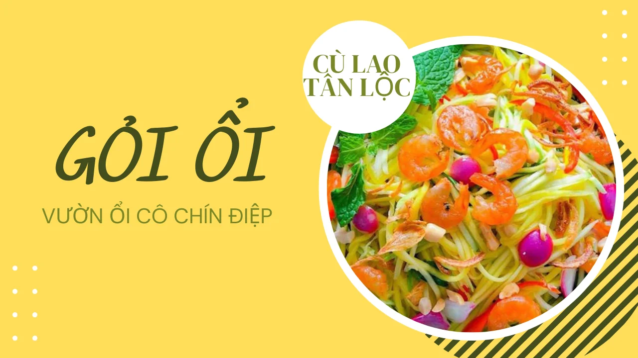 Gỏi ổi cù lao Tân Lộc