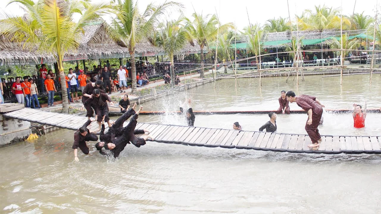 Hoạt động vui chơi tại khu du lịch Ông Đề Cần Thơ