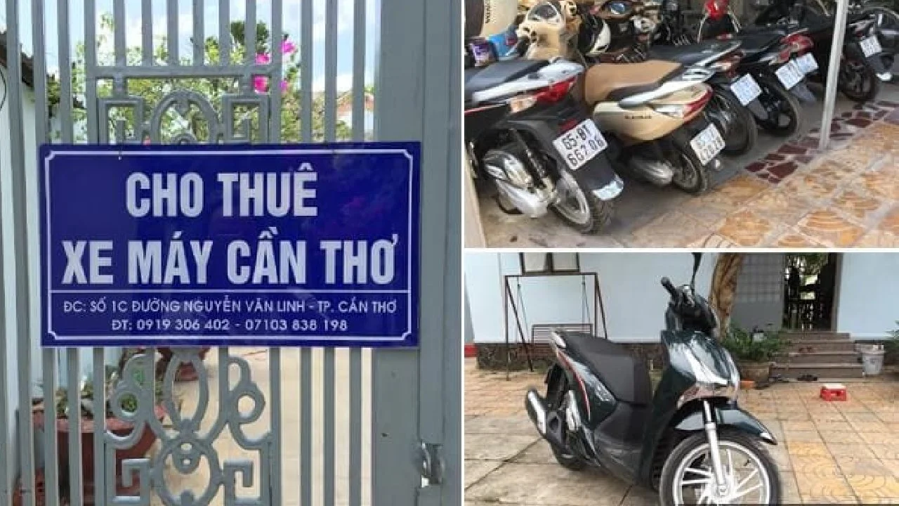 Thuê xe máy ở Cần Thơ