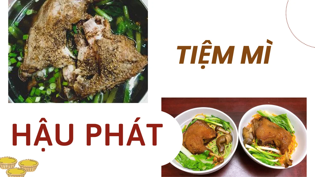 Địa điểm ăn sáng Cần Thơ ngon tại tiệm mì Hậu Phát