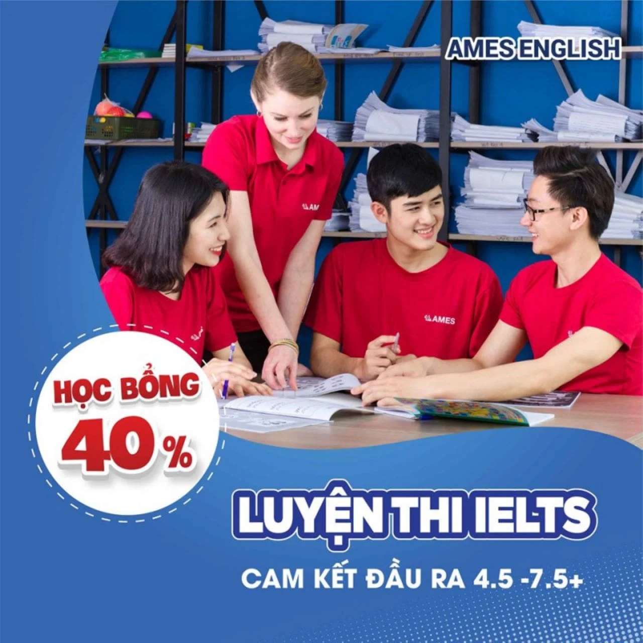 Trung tâm Ames English mở lớp luyện Ielts 1 - 1 